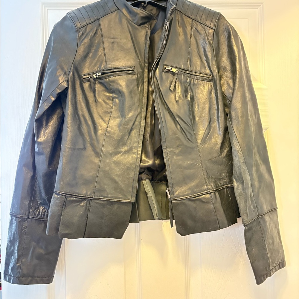 Stylish Black Leather Jacket